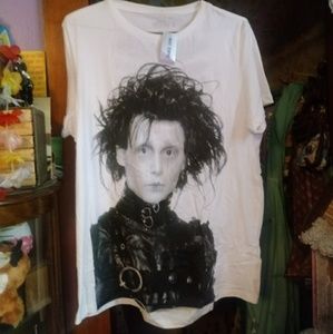 Edward Scissorhands t-shirt w/ Cut-out Back